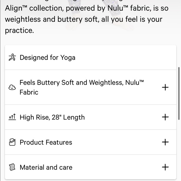 lululemon Align™ High-Rise Pant 28" Chrome 4 - Picture 6 of 10